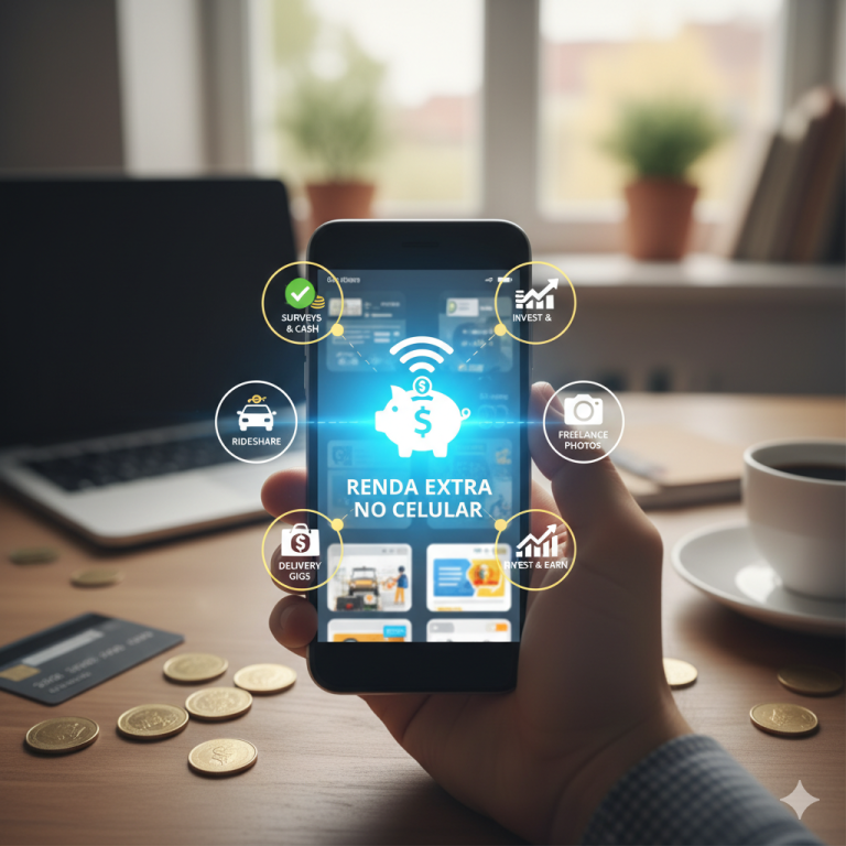 3 Aplicativos Seguros para Fazer Renda Extra no Celular Sem Investir Nada