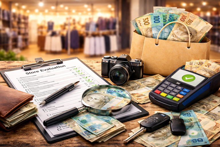 Cliente Oculto: Visite Lojas, Avalie e Ganhe a partir de R$50 por Visita