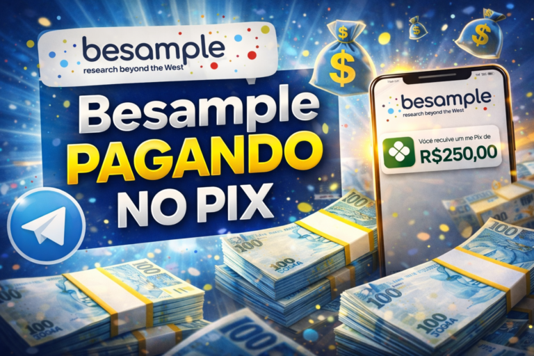 BeSample: Como transformar respostas em renda extra pelo Telegram