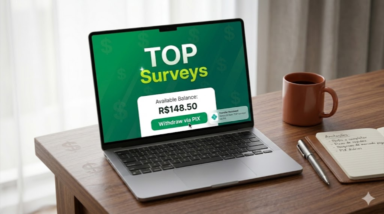 Ganhar em dólar com pesquisas, jogos e ofertas? Veja como funciona o Top Surveys