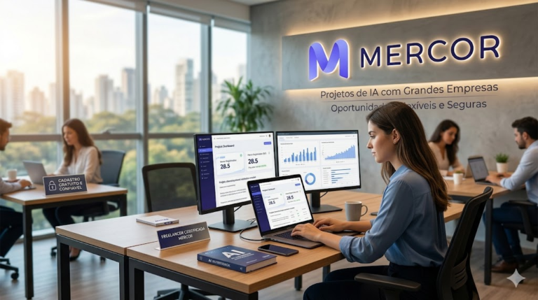 Testei a Mercor: Plataforma com IA Está Pagando em Dólar por Hora?