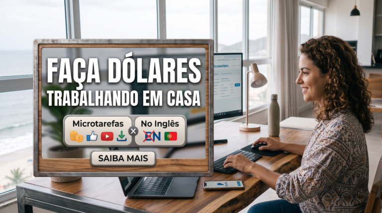3 Sites de Microtarefas Internacionais Para Ganhar Em Dólar e Euro Sem Saber Inglês