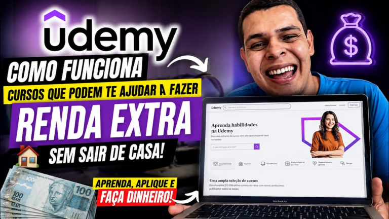 Udemy: Cursos que Podem te Ajudar a Fazer uma Renda Extra