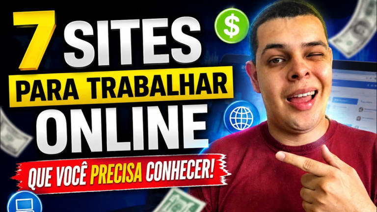 7 Sites Para Trabalhar Online E Fazer Renda Extra Em Casa