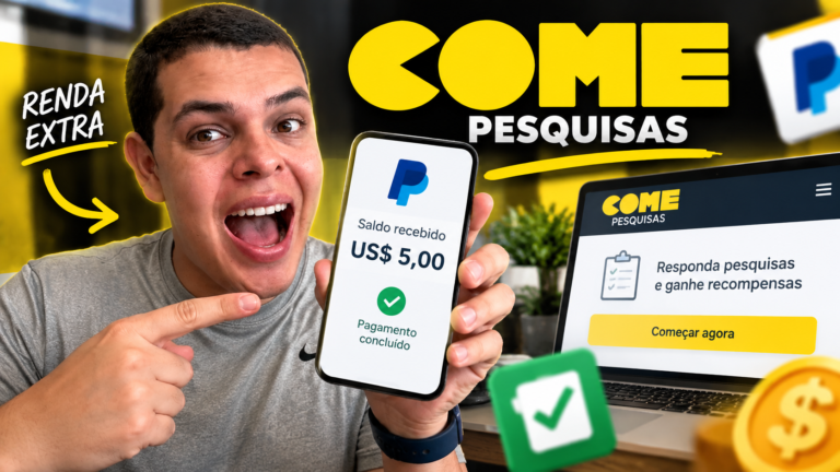 Come Pesquisas: Como Ganhar Dinheiro Respondendo Pesquisas Online