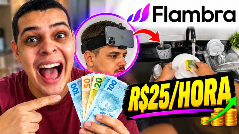 Flambra: Ganhe Dinheiro Gravando Atividades pelo Aplicativo Gratuito